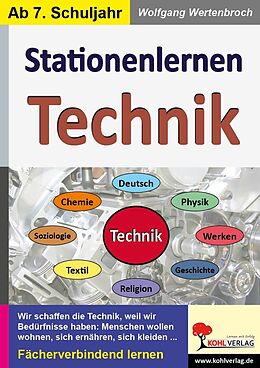 E-Book (pdf) Stationenlernen Technik von Wolfgang Wertenbroch