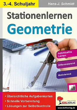 E-Book (pdf) Stationenlernen Geometrie / Klasse 3-4 von Hans.-J. Schmidt