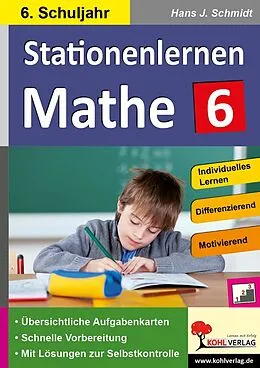 E-Book (pdf) Stationenlernen Mathe / Klasse 6 von Hans-J. Schmidt