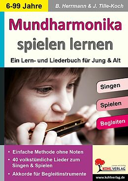 E-Book (pdf) Mundharmonika spielen lernen von Bärbel Herrmann, Jürgen Tille-Koch