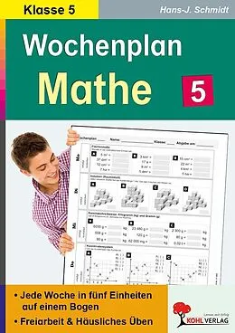 E-Book (pdf) Wochenplan Mathe / Klasse 5 von Hans-J. Schmidt