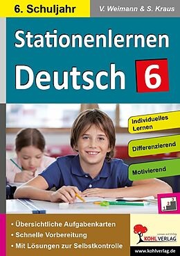E-Book (pdf) Stationenlernen Deutsch / Klasse 6 von Kohl-Verlag