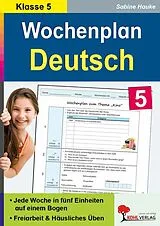 E-Book (pdf) Wochenplan Deutsch / Klasse 5 von Sabine Hauke