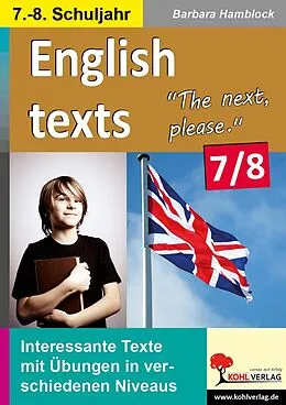 E-Book (pdf) English texts Band 3 / Klasse 7-8 von Barbara Hamblock
