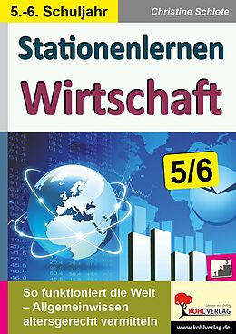 E-Book (pdf) Stationenlernen Wirtschaft / Klasse 5-6 von Christine Schlote