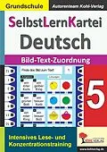 E-Book (pdf) SelbstLernKartei Deutsch 5 von Autorenteam Kohl-Verlag