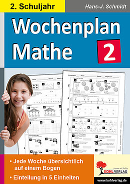 Kartonierter Einband Wochenplan Mathe / Klasse 2 von Hans-J. Schmidt
