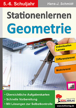 Couverture cartonnée Stationenlernen Geometrie / Klasse 5-6 de Hans.-J. Schmidt