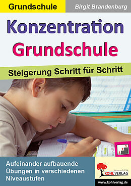 Kartonierter Einband Konzentration Grundschule von Birgit Brandenburg