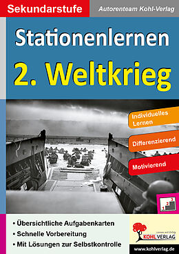 Fester Einband Stationenlernen 2. Weltkrieg von Autorenteam Kohl-Verlag