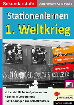 Fester Einband Stationenlernen Erster Weltkrieg von Autorenteam Kohl-Verlag