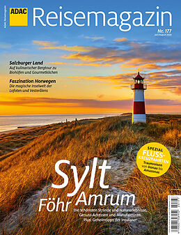 Kartonierter Einband ADAC Reisemagazin Schwerpunkt Sylt, Amrum, Föhr von 