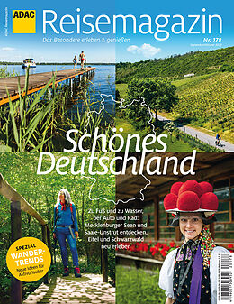 Kartonierter Einband ADAC Reisemagazin Schwerpunkt Schönes Deutschland von 