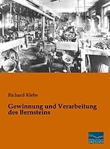 Kartonierter Einband (Kt) Gewinnung und Verarbeitung des Bernsteins von Richard Klebs