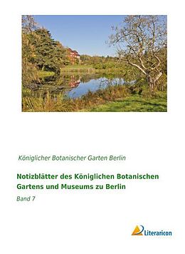 Kartonierter Einband Notizblätter des Königlichen Botanischen Gartens und Museums zu Berlin von 