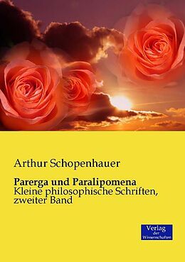 Kartonierter Einband Parerga und Paralipomena von Arthur Schopenhauer