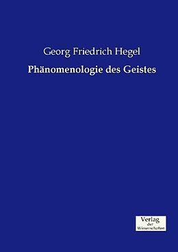 Kartonierter Einband Phänomenologie des Geistes von Georg Friedrich Hegel
