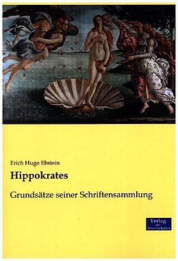 Kartonierter Einband Hippokrates von Erich Hugo Ebstein
