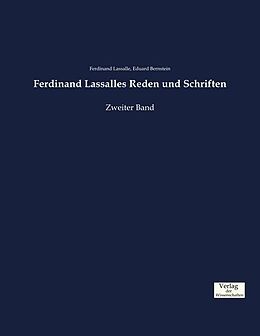 Kartonierter Einband Ferdinand Lassalles Reden und Schriften von Ferdinand Lassalle, Eduard Bernstein