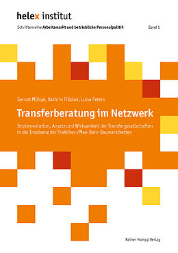 E-Book (pdf) Transferberatung im Netzwerk von Gernot Mühge, Kathrin Filipiak, Luisa Peters