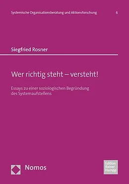 E-Book (pdf) Wer richtig steht  versteht! von Siegfried Rosner