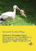 Kartonierter Einband Schlesiens Wirbeltier-Fauna von Constantin Lambert Gloger