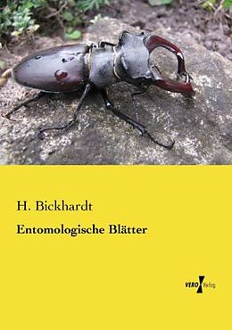 Kartonierter Einband Entomologische Blätter von H. Bickhardt
