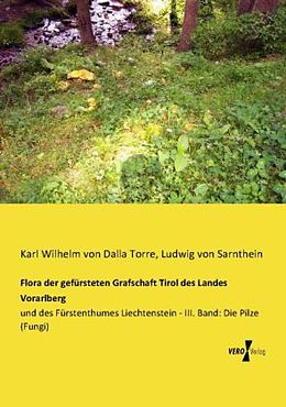 Kartonierter Einband Flora der gefürsteten Grafschaft Tirol des Landes Vorarlberg von Karl Wilhelm von Dalla Torre, Ludwig von Sarnthein