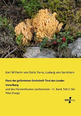 Kartonierter Einband Flora der gefürsteten Grafschaft Tirol des Landes Vorarlberg von Karl Wilhelm von Dalla Torre, Ludwig von Sarnthein
