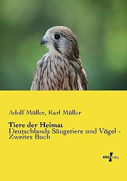 Kartonierter Einband Tiere der Heimat von Adolf Müller, Karl Müller