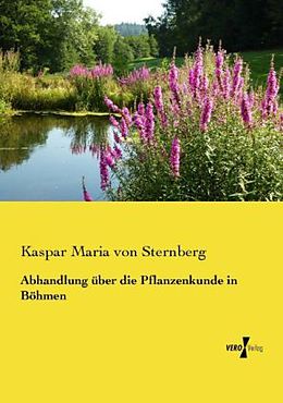 Kartonierter Einband Abhandlung über die Pflanzenkunde in Böhmen von Kaspar Maria von Sternberg