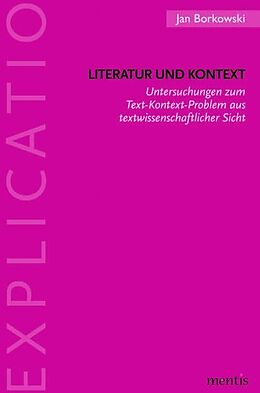 Kartonierter Einband Literatur und Kontext von Jan Borkowski