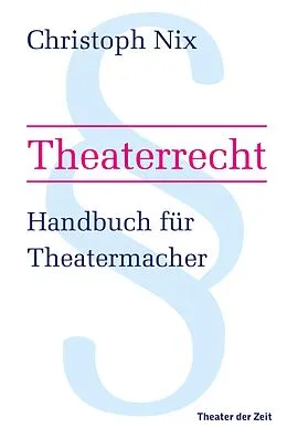 E-Book (pdf) Theaterrecht von Christoph Nix