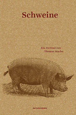 Livre Relié Schweine de Thomas Macho