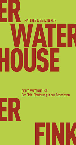 Paperback Der Fink von Peter Waterhouse