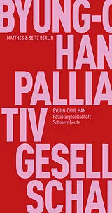 Kartonierter Einband Palliativgesellschaft von Byung-Chul Han