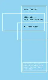 Paperback Albertine. 59 Liebesübungen von Anne Carson