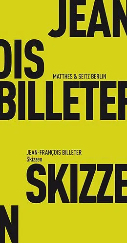 E-Book (epub) Skizzen von Jean François Billeter