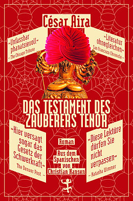 Fester Einband Das Testament des Zauberers Tenor von César Aira