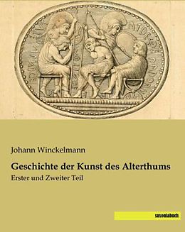 Kartonierter Einband Geschichte der Kunst des Alterthums von Johann Winckelmann