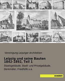 Kartonierter Einband Leipzig und seine Bauten 1842-1892, Teil 1 von 