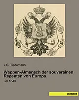 Kartonierter Einband (Kt) Wappen-Almanach der souverainen Regenten von Europa von 