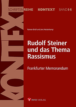 Kartonierter Einband Rudolf Steiner und das Thema Rassismus von Ramon Brüll, Jens Heisterkamp