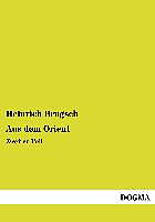 Kartonierter Einband Aus dem Orient von Heinrich Brugsch