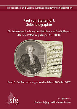 Fester Einband Paul von Stetten d. J.  Selbstbiographie von 