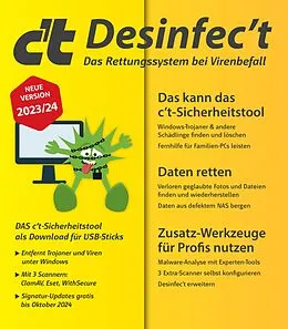 E-Book (epub) c't Desinfec't 2023/24 von c't-Redaktion