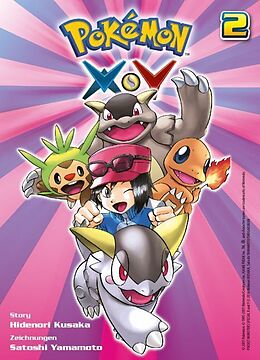 Kartonierter Einband Pokémon X und Y 02 von Hidenori Kusaka, Satoshi Yamamoto