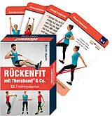 Kartonierter Einband Trainingskarten: Rückenfit mit TheraBand® & Co. von Ronald Thomschke