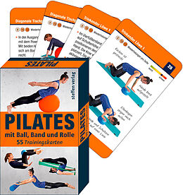 Kartonierter Einband Trainingskarten: Pilates mit Ball, Band und Rolle von Benno Paulitz, Ronald Thomschke
