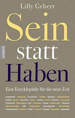 E-Book (epub) Sein statt Haben von Lilly Gebert